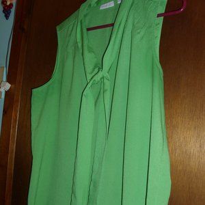 green size lg new york &co blouse.sleeveless